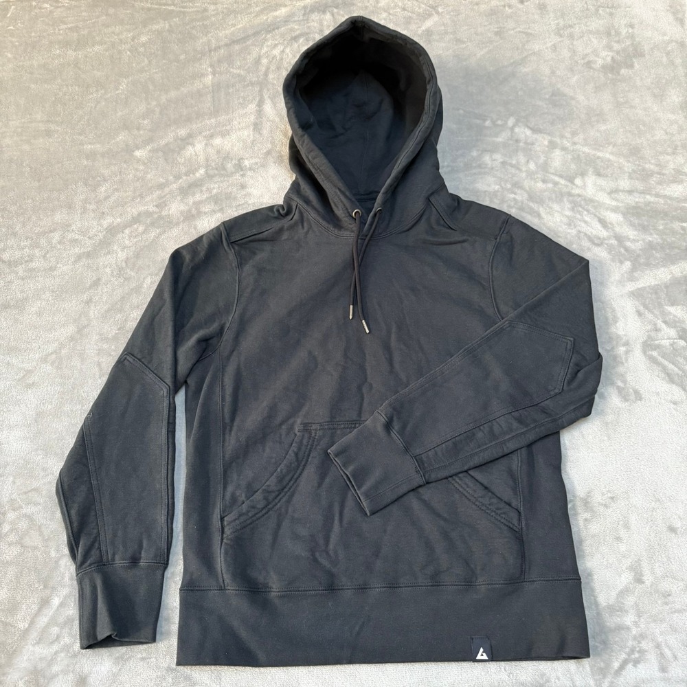 American Giant Classic Pullover Hoodie Mens Medium Black Thick $155 USA New NWOT